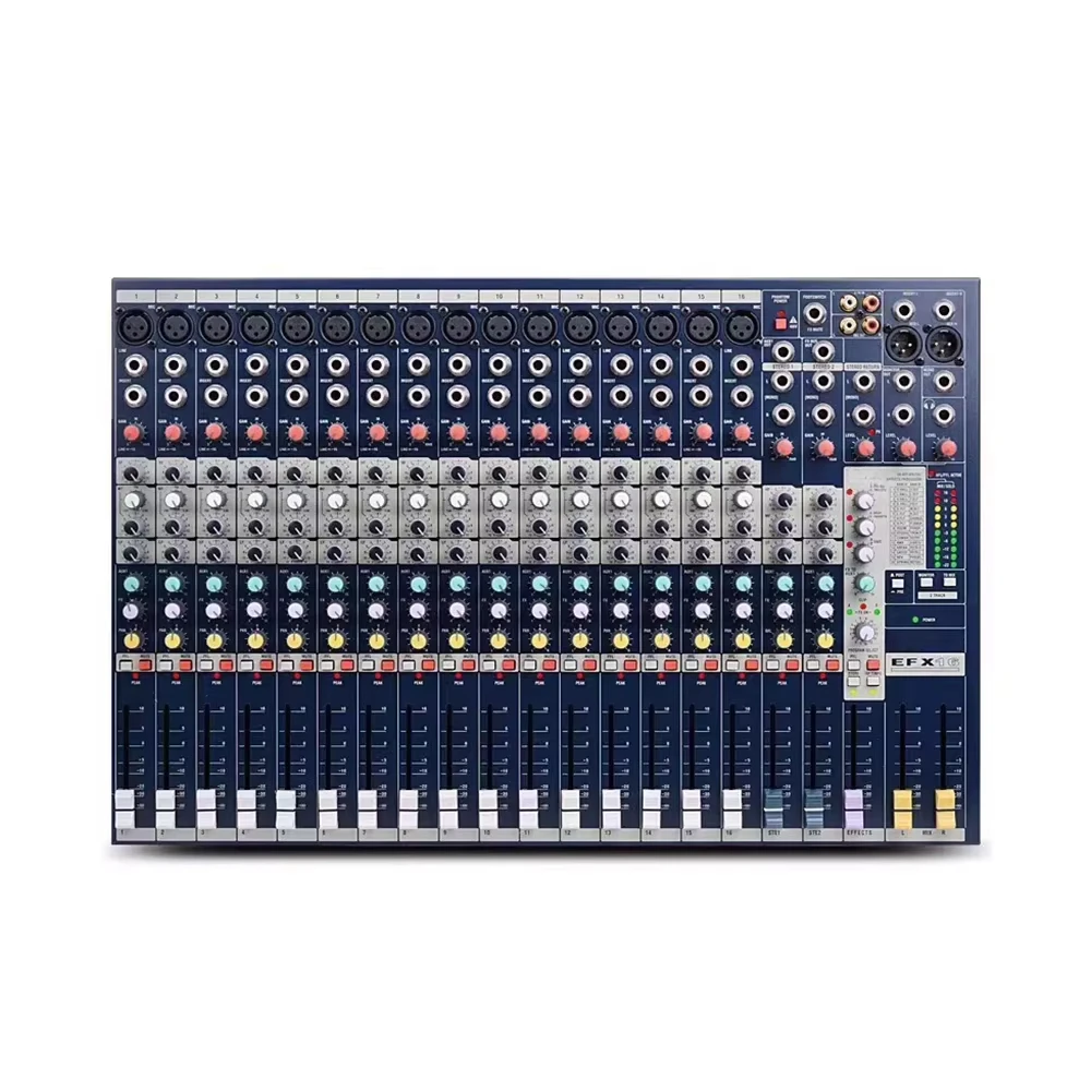 Mixer audio professionale EFX16 a 16 canali con effetti digitali Lexico per studio di performance dal vivo