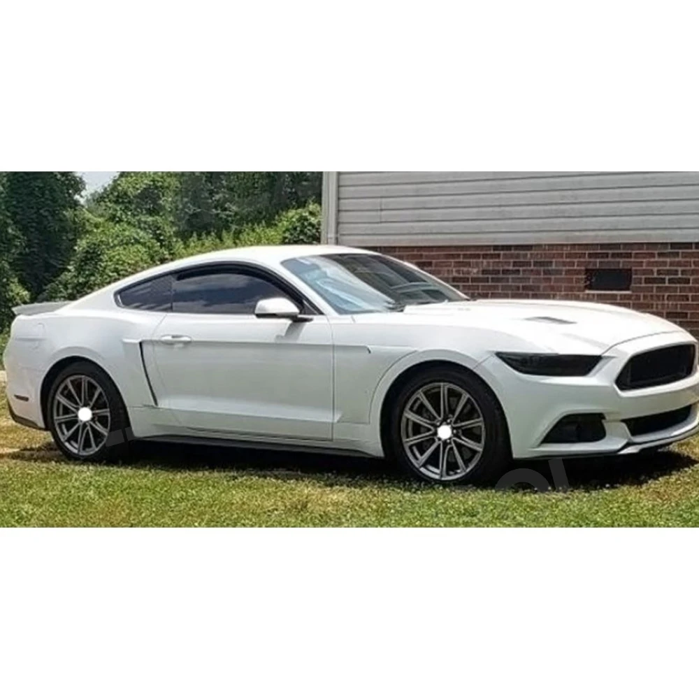 

PP Primer Material Front Bumper Fender Flaps Apron Fins Decoration For Ford Mustang 2015 2017 2018 2019
