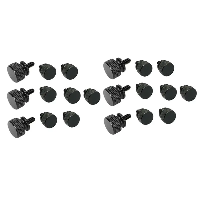 

Exquisite-20Pcs/Lot UNC6 -32 M3.5 Hand Screw For GPU Holder PSU Computer Case Side Panel Screws PC Assemble Watercooling Black