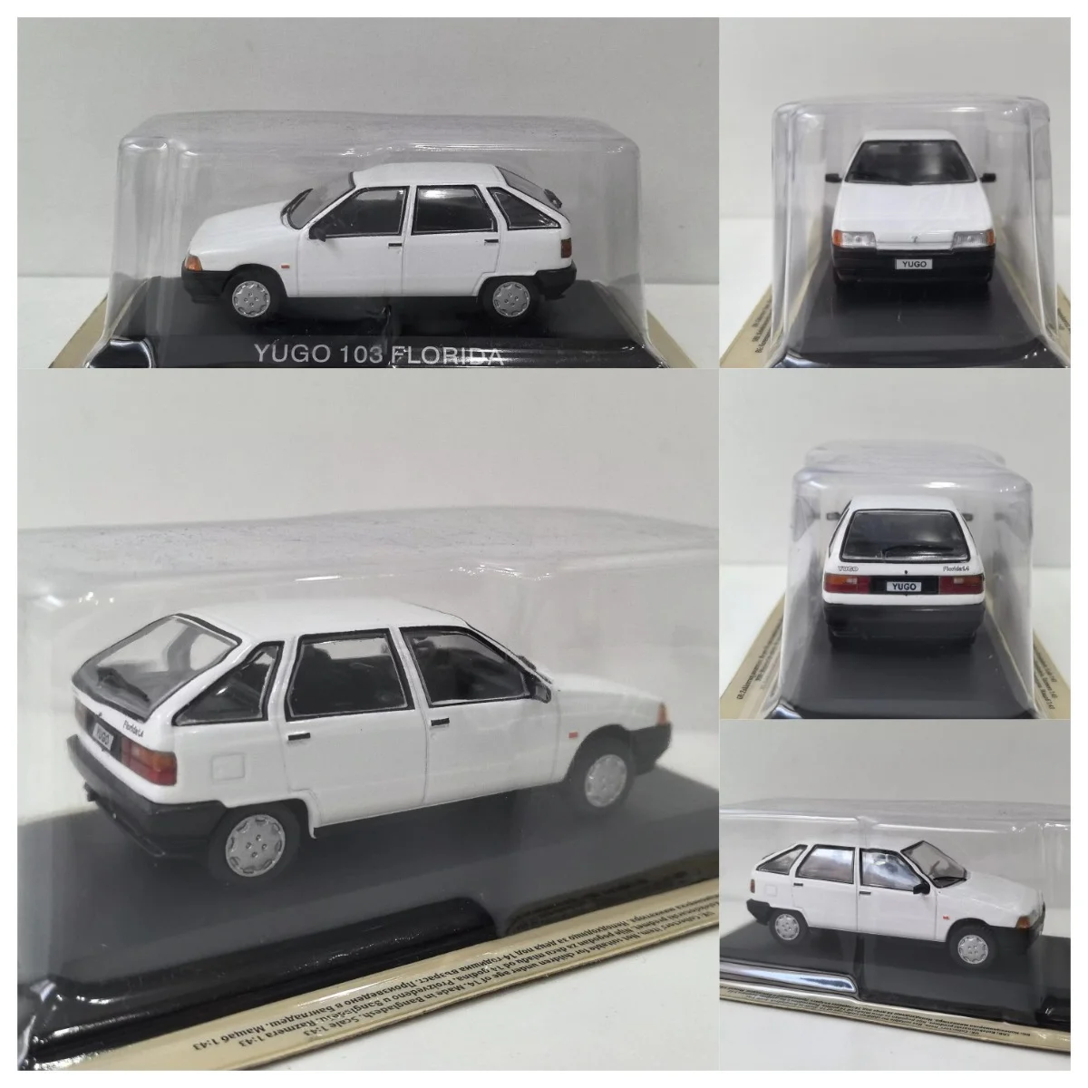 

IXO Diecast 1/43 Scale YUGO 103 FLORIDA 3L Alloy Car Model
