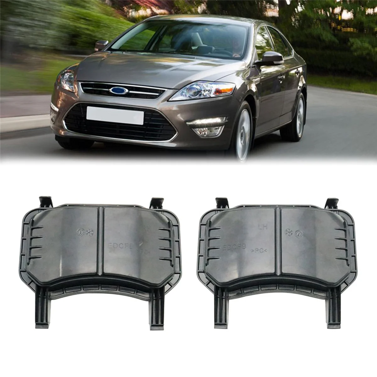 4Pair Car Front Headlight Lamp Dust Cap Lid Shell for Ford Mondeo MK4 2008 2009 2010 2011 2012 2013 Dust Cover Seal