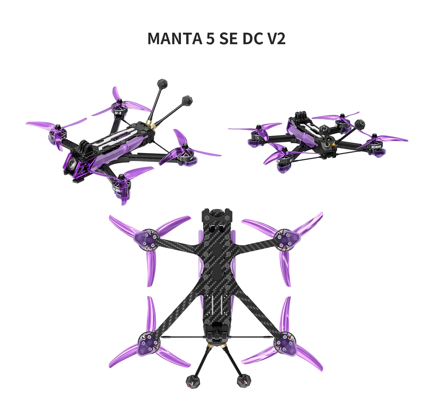 새로운 Axisflying Manta 5 SE DC V2 FPV 드론 아날로그/O4 지원 STMH743 메인 컨트롤러 장거리 RC FPV 프리스타일 드론