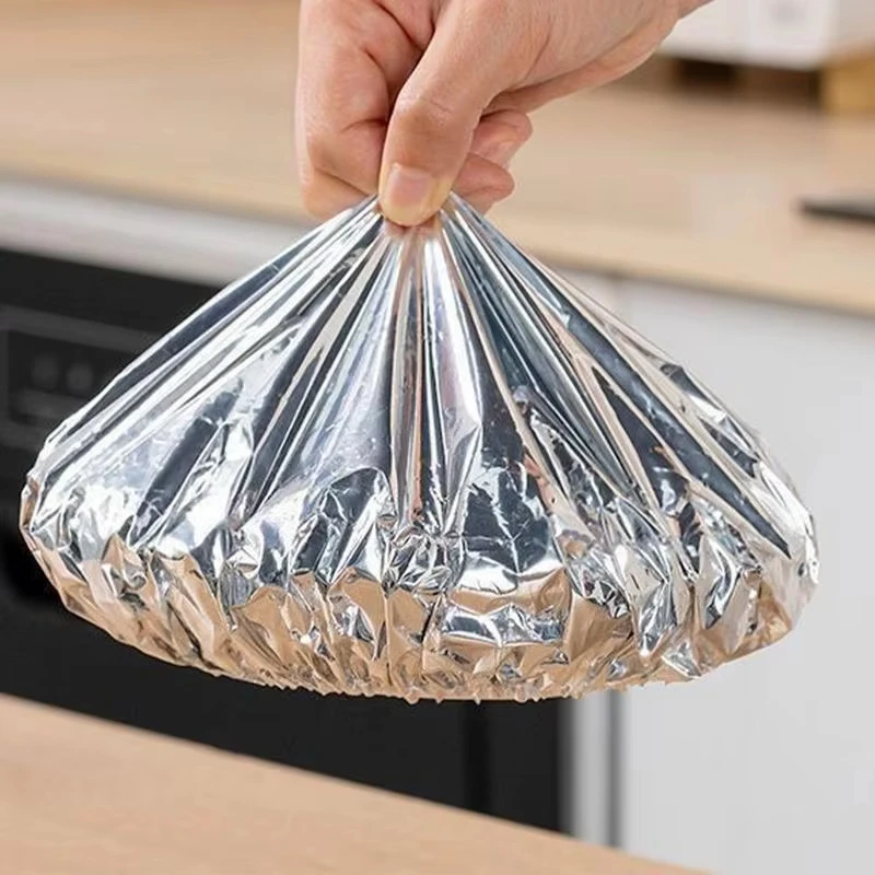 10–60 Stück wiederverwendbare Aluminiumfolie, Schüsselabdeckung, Wärmeisolierung und Wärmeerhaltung, lebensmittelechter Ofen zum Mitnehmen, Picknick – Detail 6