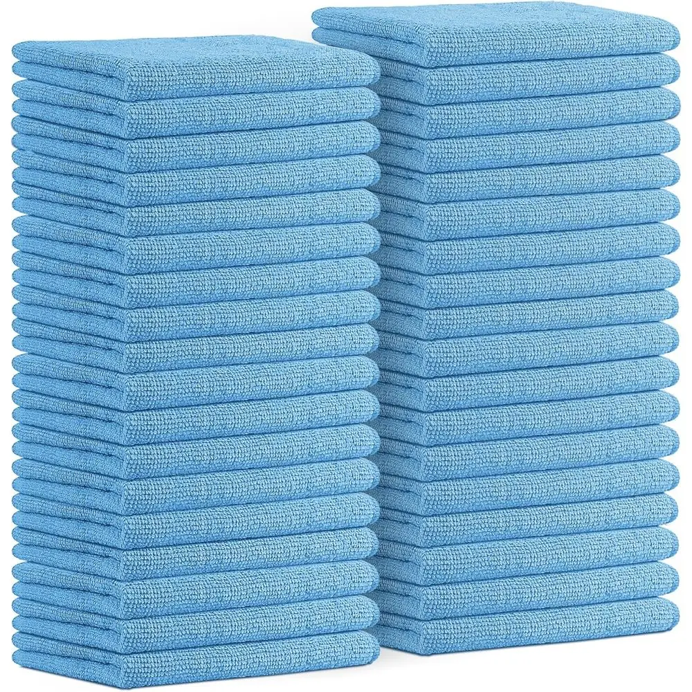 

Набор из 36 салфеток для уборки, 16x16 дюймов, впитывающие, безворсовые, многоразовые и моющиеся, идеально подходят для автомобилей и дома