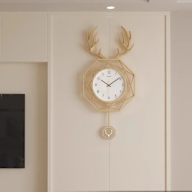 

Nordic Luxury Wall Clocks Decoration Bedroom Electronic Silent Wall Clocks Art Mural Italian Design Home Decor Reloj Pared LLWC