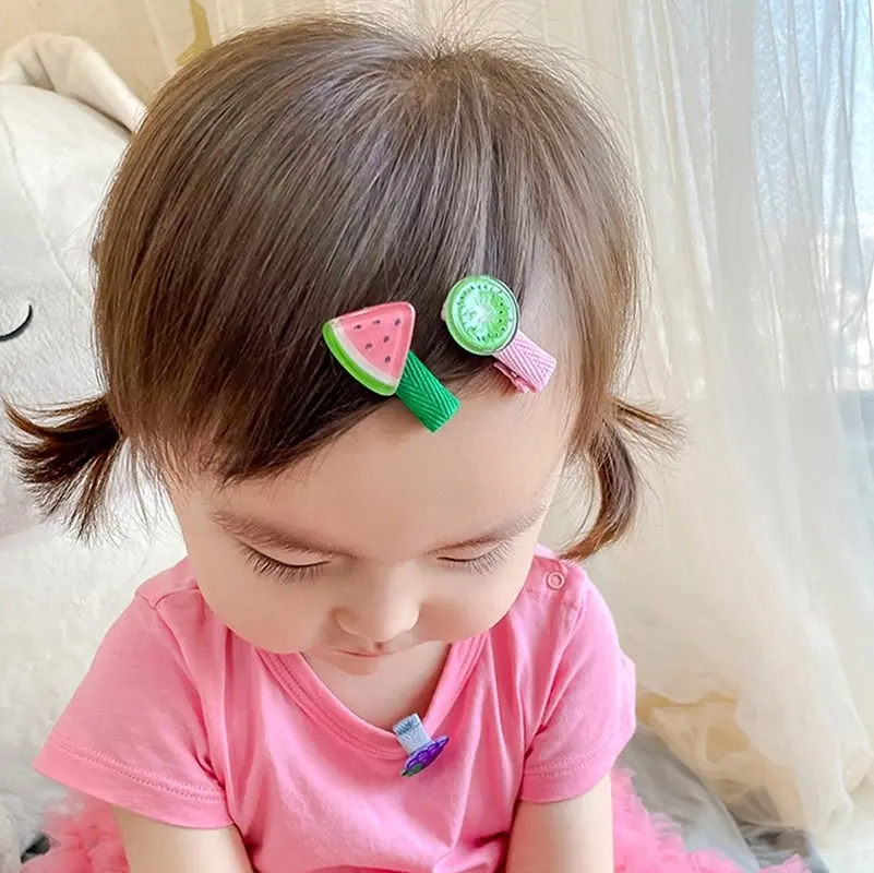 30Pcs Set Baby Hair Clips Cartoon Bows Flower Girls Hairpins Sweet Children Clips Barrettes Baby Hair Accessories