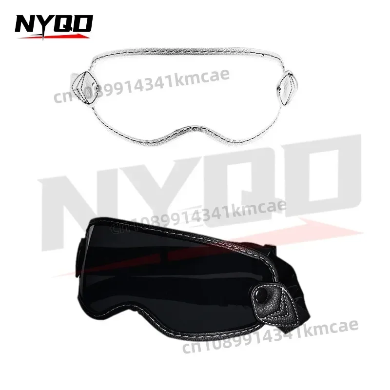 Flip up Lens Bubble Visor Face Shield Mask For Thompson BELL MOTO 3 ROYAL SHOEI ATV Retro Motorcycle Helmet Lens Goggles Glasses