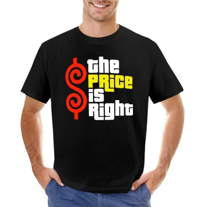 

"The Price Is Right" reality show beauty Street wear hip hop casual summer men and women general short-sleeved T-shirt