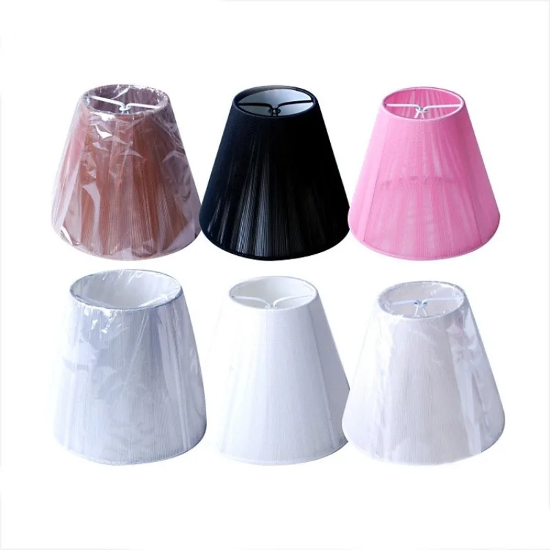 E14 Lighting Fixture Lampshade Wall Lamp Lampcover Fabric Velvet Cover