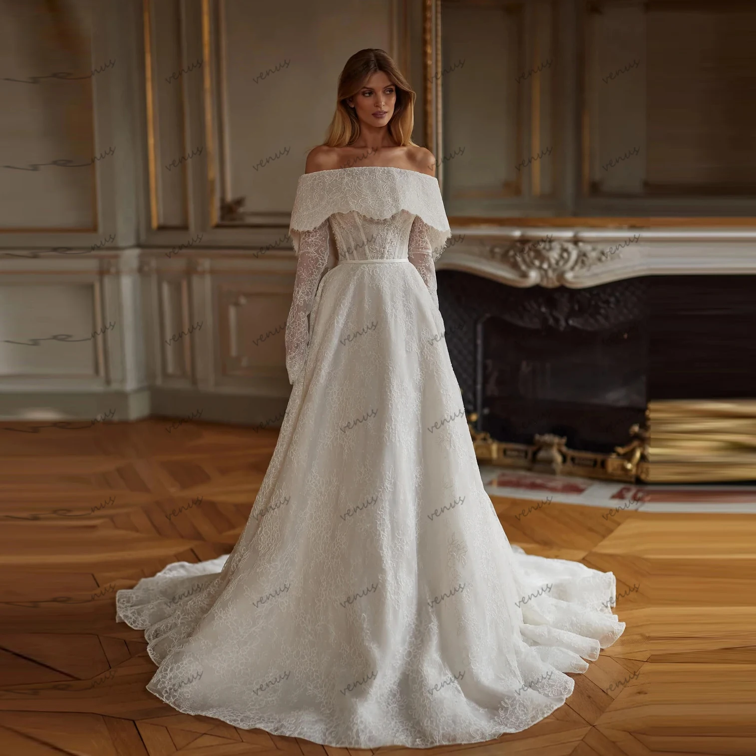 

Роскошные свадебные платья Великолепные свадебные платья Кружевные многоярусные халаты для официальной вечеринки 2025 Гламурные платья Vestidos De Novia по индивидуальному заказу 2026