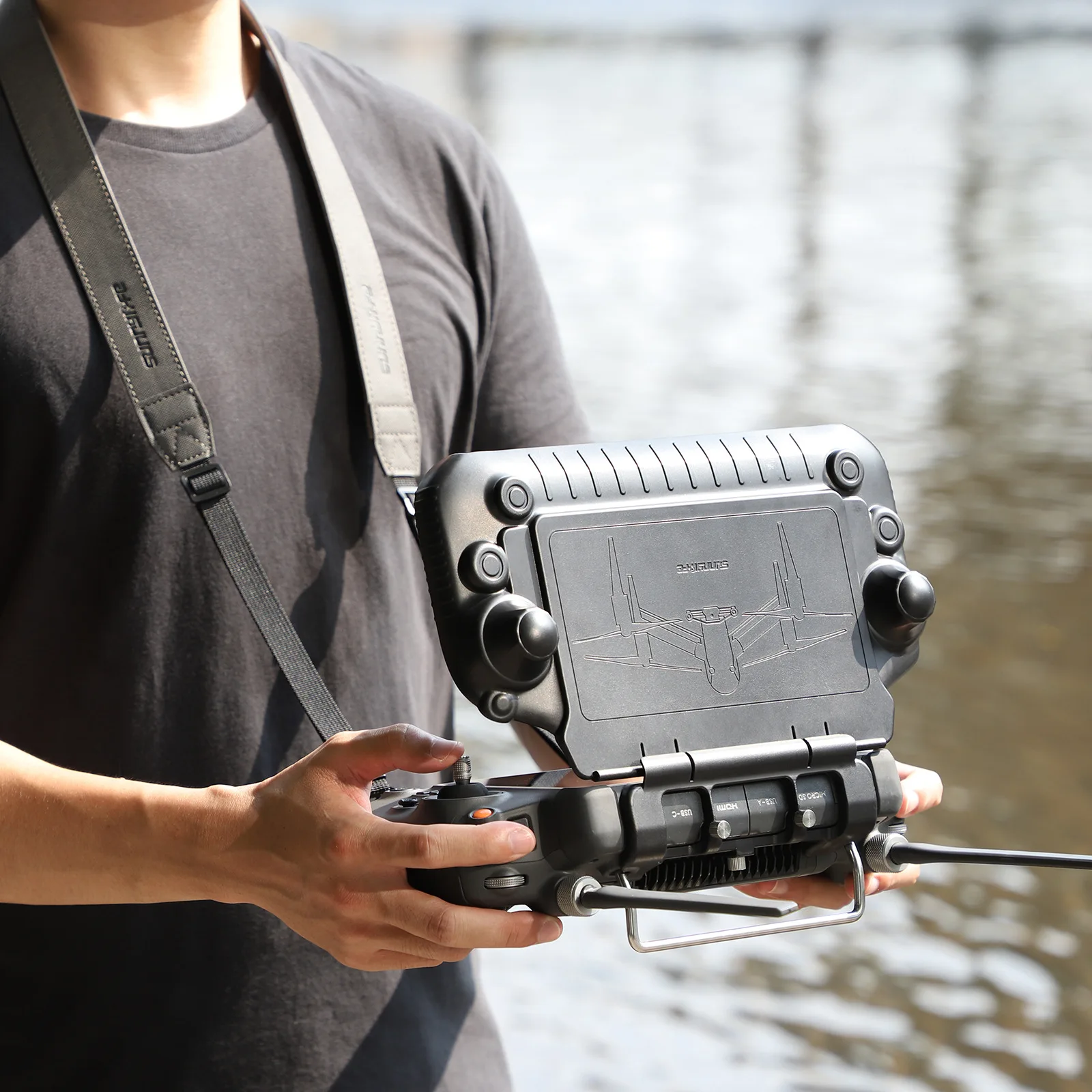 Защитный чехол для экрана DJI RC PLUS, солнцезащитный козырек с дистанционным управлением, солнцезащитный козырек, аксессуары для дрона