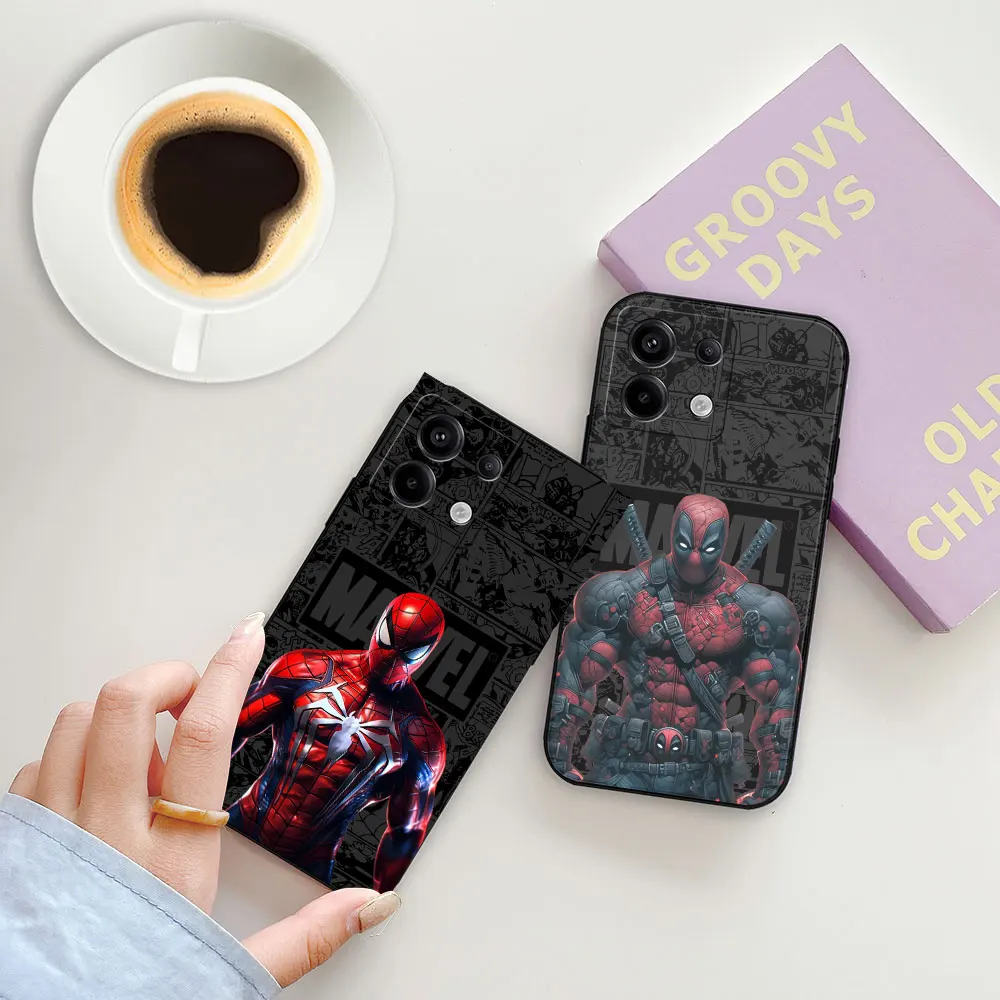 Marvel SpiderMan Deadpool Iron Man Phone Case For Oneplus 6 7 7T 8 8T 9R NORD 2 3 ACE 2V CE 2 CE 2 LITE 5G Soft Silicone Case