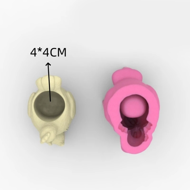 植木鉢金型鶏の形のペン収納ホルダー金型植木鉢の作成に適しています
