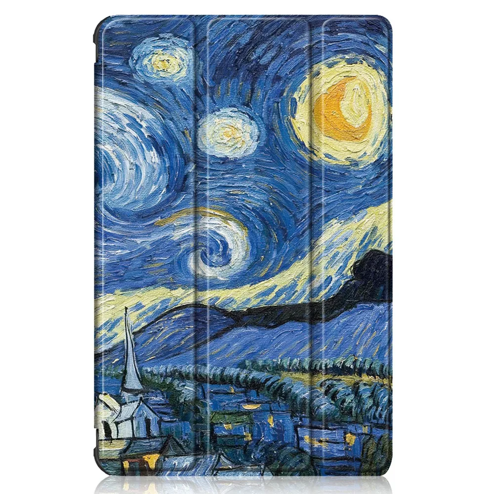 Für Funda Tabwee W90 2025 11 Zoll Smart Tablet Hülle Dreifach gefalteter Ständer Magnetische Abdeckung mit harter PC-Rückschale