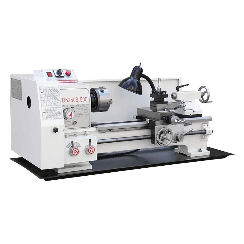 220V 500mm household lathe, metal processing small machine industrial grade high precision extended desktop table instrument