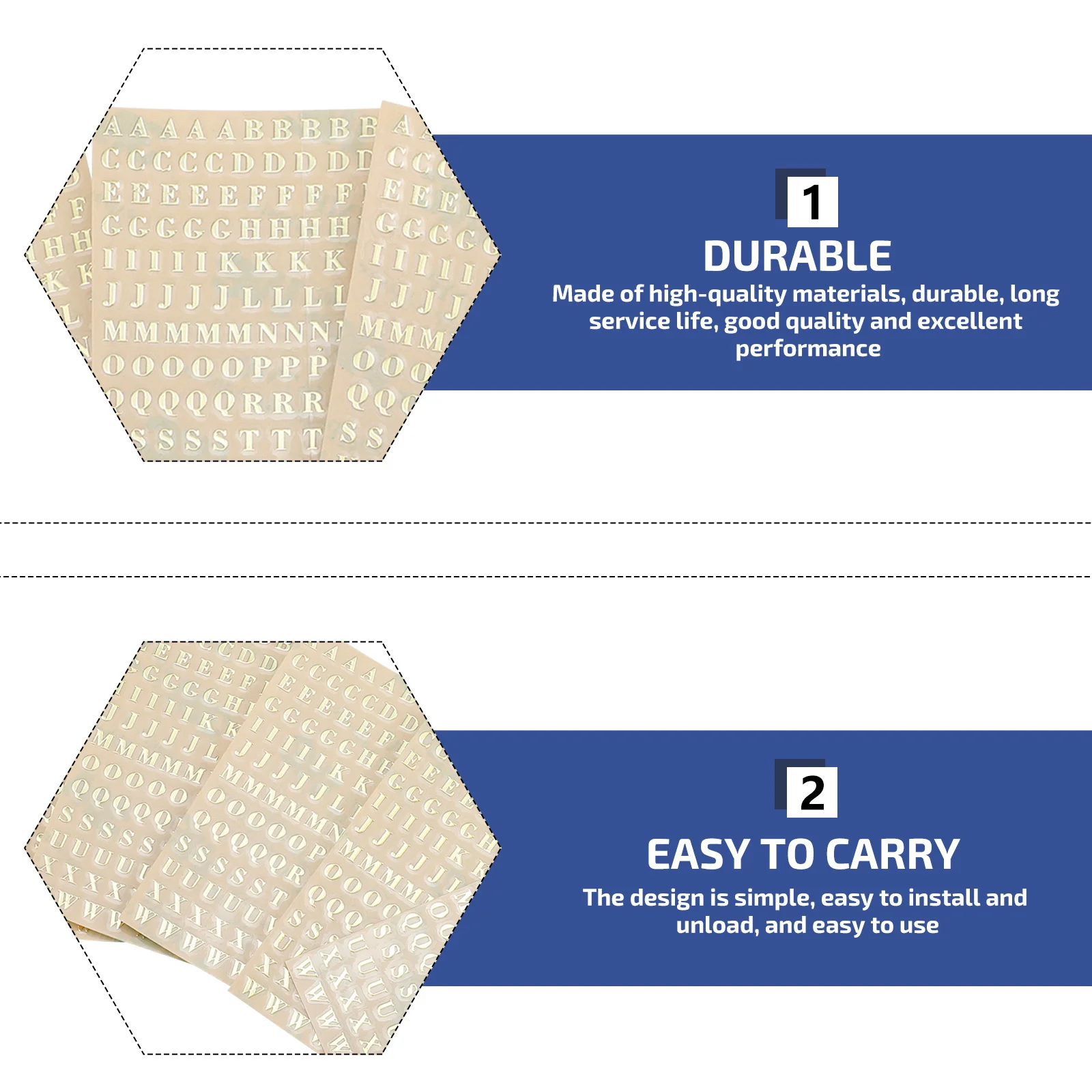 10Pcs Premium Alphabet Labels Golden Letter Stickers for Essential Oil Bottle Tagging and Organization Delicate Letters Stickers