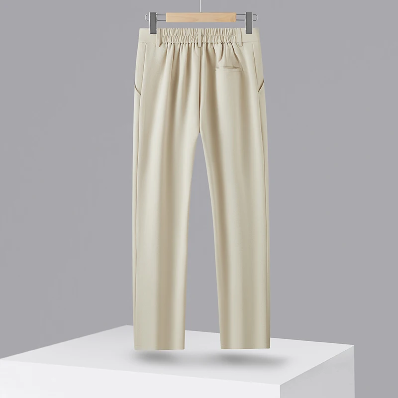 2025 Hoogwaardige lente en herfst herenmodieuze, stijlvolle, veelzijdige en trendy dunne business casual set Tweedelige set