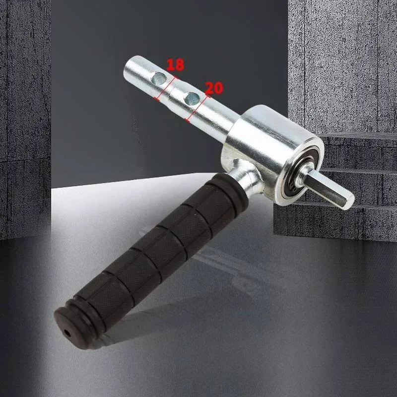 18/20mm Universal Electric Ice Auger Drill Adapter Hex Shank Quick-Connect with Anti-Slip Safety Lock Power Drill Tool