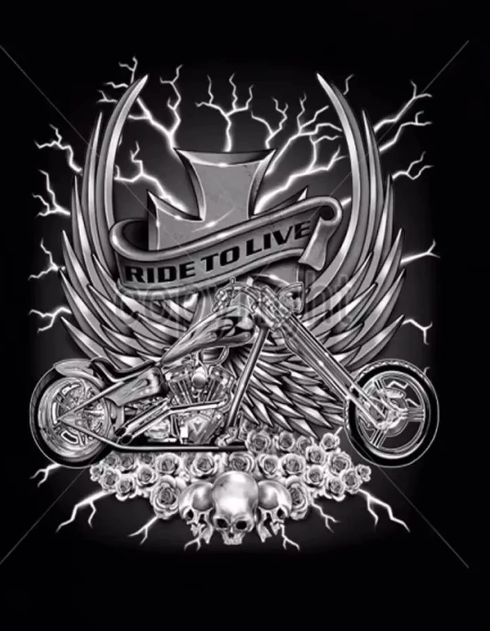 Fashion Motorcycle Motorbike Chopper Bobber Riding Biker Motorcyclist T Shirt. 100% Cotton Casual T-shirts Loose Top Size S-3XL