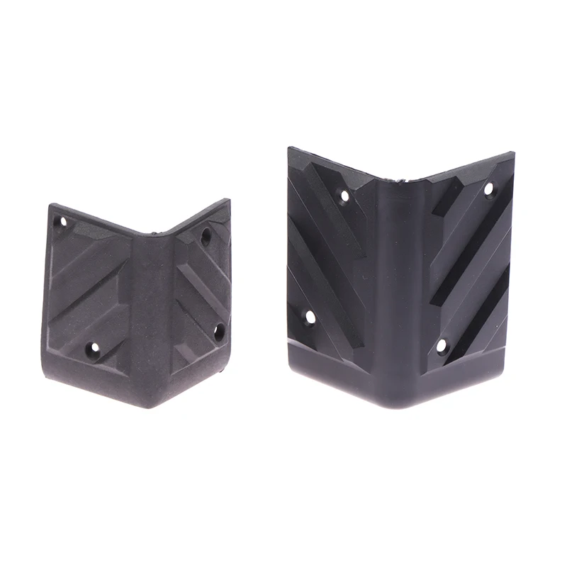 2PCS Black Speaker Corners Plastic Right Angle Rounded Protector Guitar Amplifier Stage Cabinets Accessories Replacement