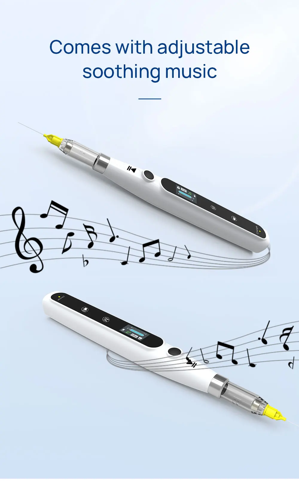 AZDENT Dental Oral Anesthesia Injector Professionelles schmerzloses lokales Anästhesiegerät mit LCD-Display Zahnmedizininstrumente – Detail 8