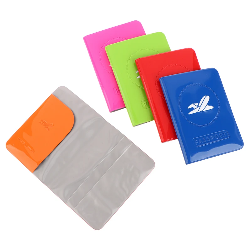 Airplane Waterproof Passport Holder Multifunctional Travel Storage Bag Travel Accessories For PVC Travel Passport Holder