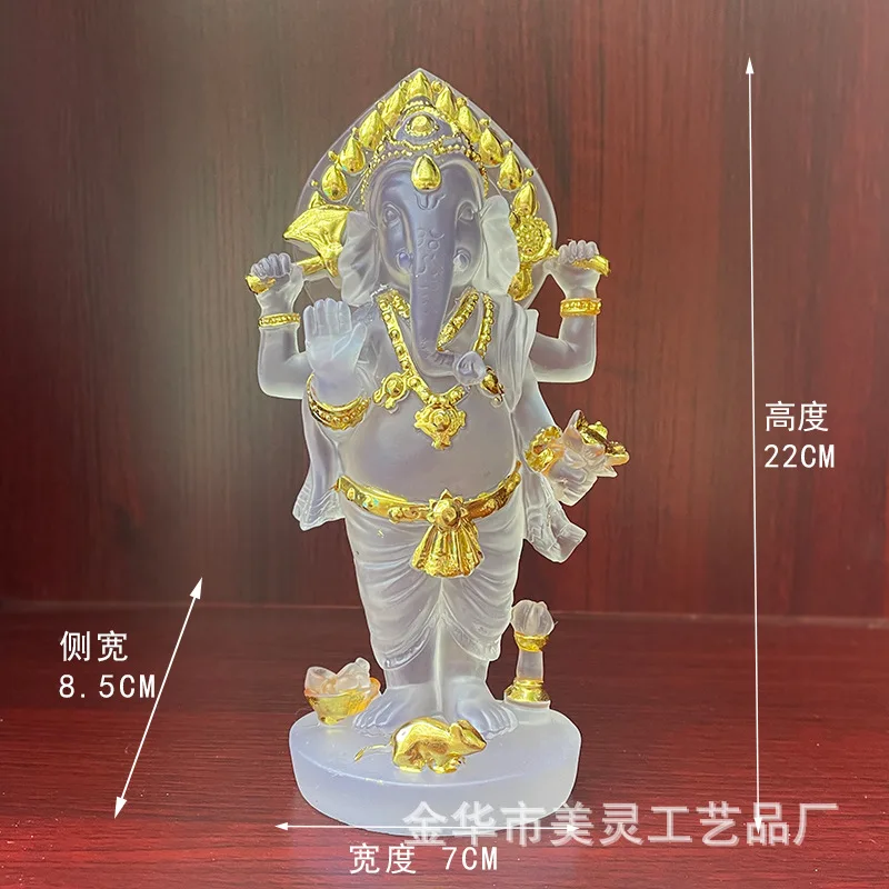 Elephant Trunk Divine Water Glass Thailand Head Southeast Asia Buddha Elephant Trunk Origin Factory Standing Elephant