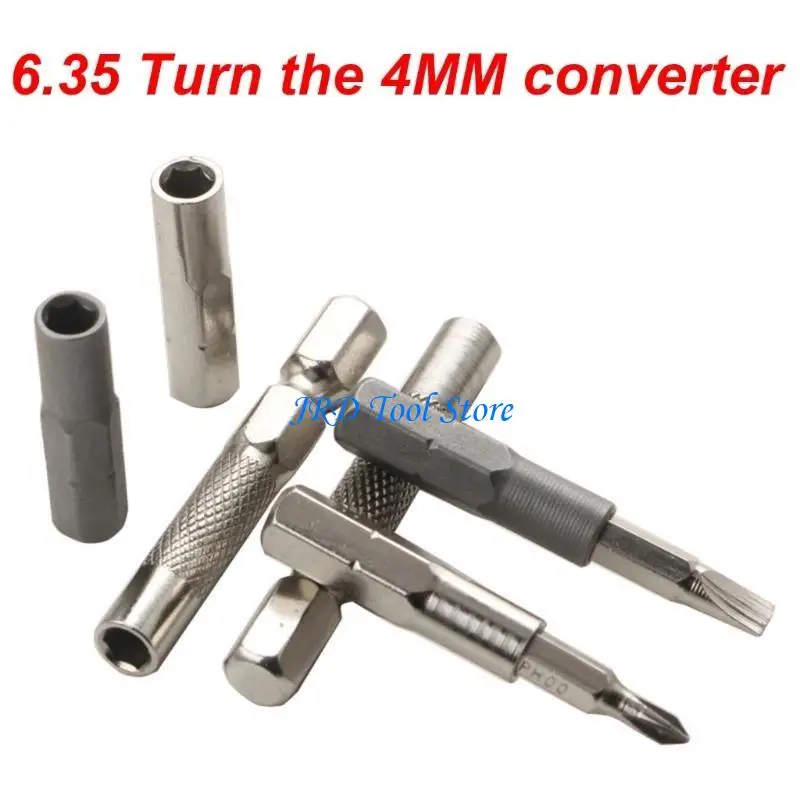 A2UD 6pcs Hexagonal Screwdriver Inserts 1/4 to 4mm Bit Adapter for Precision and Durability in Various Maintenance Tasks