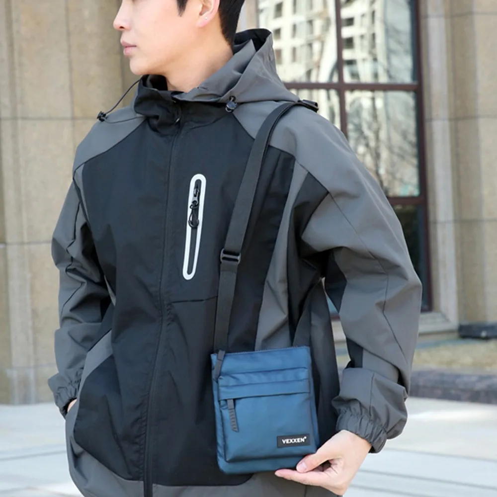 

Многофункциональная сумка для телефона через плечо, спортивная ручная мужская квадратная сумка, водонепроницаемые сумки-мессенджеры в уличном стиле