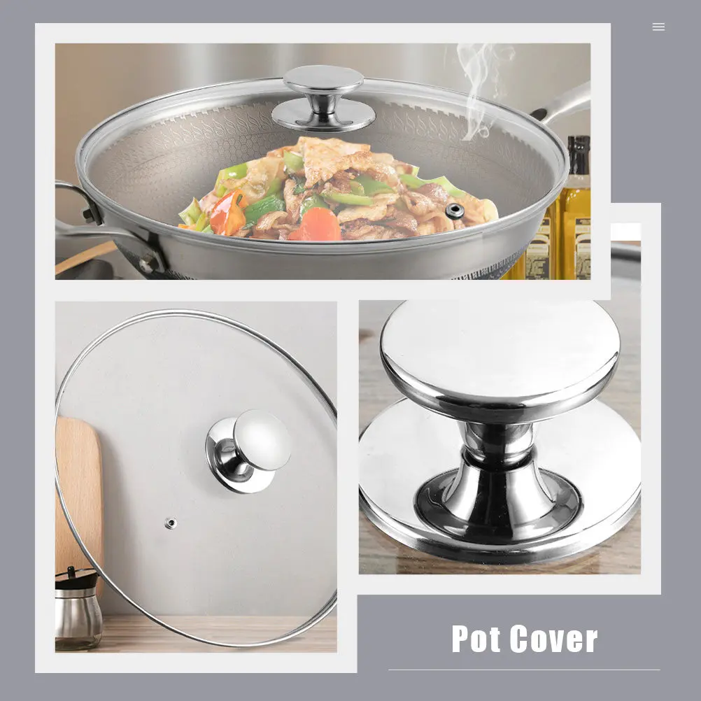 

1Pcs Anti-Splatter Pot Cover Heat-Resistant Multi-Functional Cooking Pan Lid Visible Overflow Kitchen Gadget Food Protective