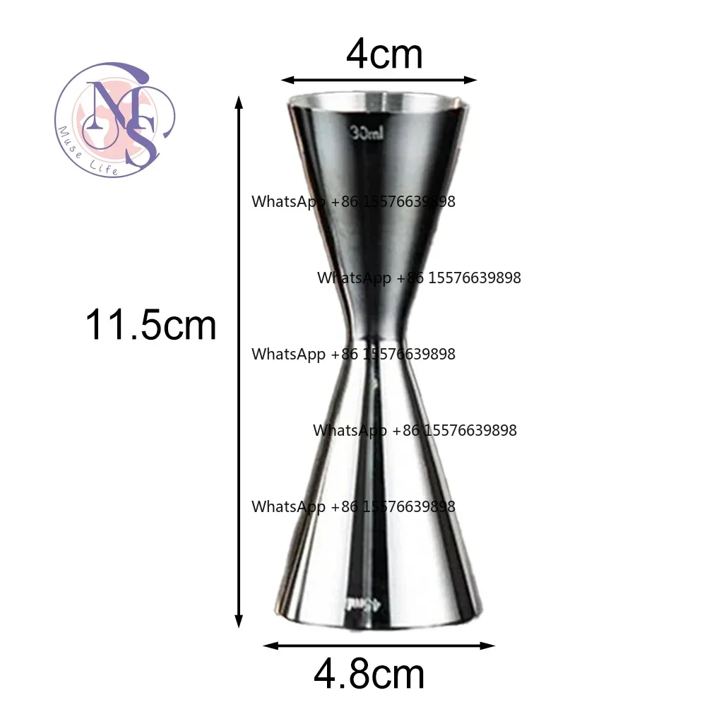 ZOCI- Double Shot Cocktail Jigger Dual Measurement Drinkware Bar Tool With Multiple Size Options
