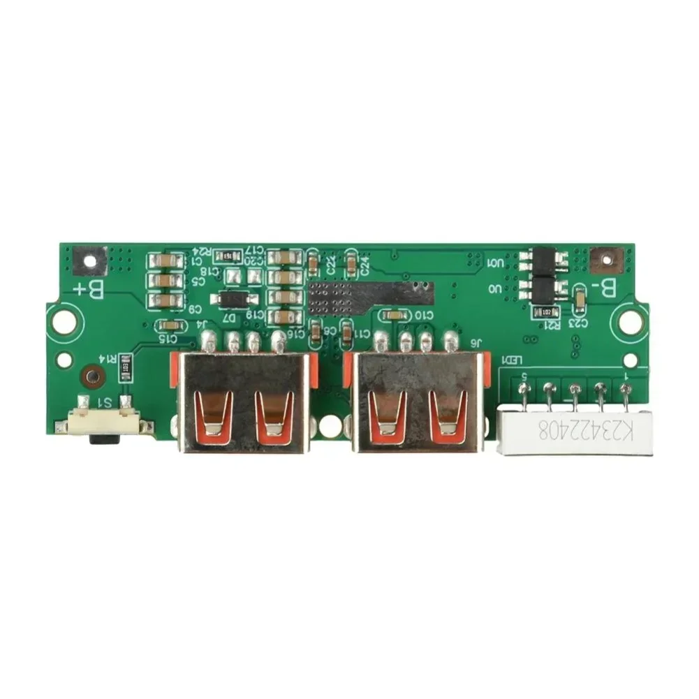 DIY Power Bank 22.5W Fast Charging Module with LED Display Supports PD QC VOOC Multi Port Type C and USB Output