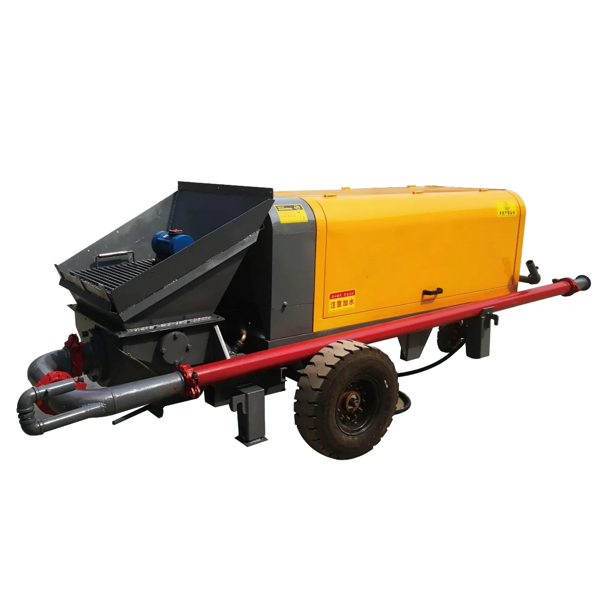 

Concrete Mixer With Pump Hose Machine Mixer Truck Portable Concrete for Sale