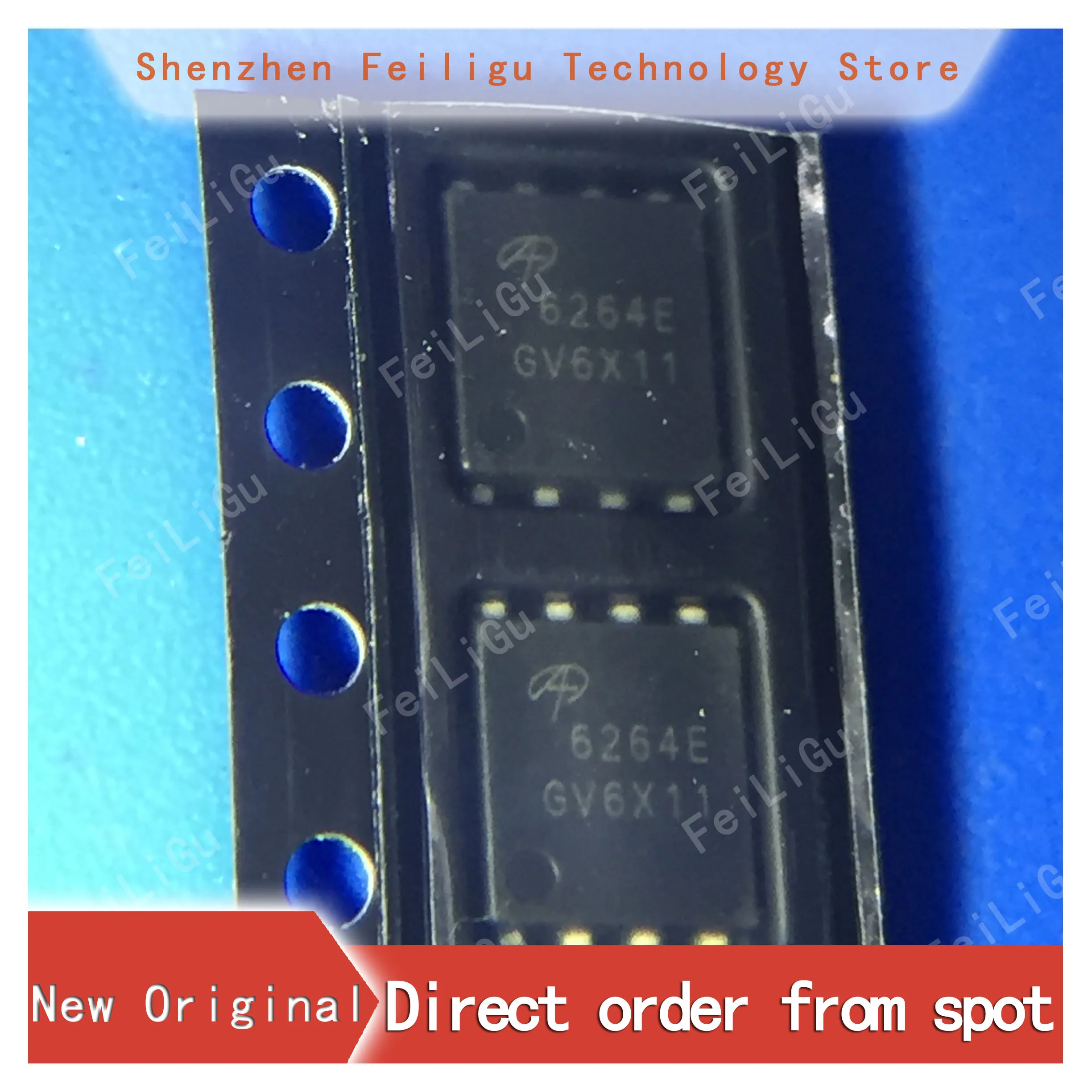 

10/30/50/100Pieces 100% (New) original AON6264E AON6264 Screen printing:6264E Package:DFN8 (5*6) Current:28A MOS FET