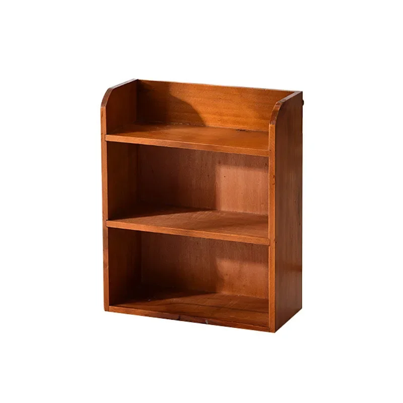 Postmodern 3-Tier Storage Wooden Desktop Box Desk Shelf Living Room Table Top Rack Cabinet Seasoning Shelf Home Furniture