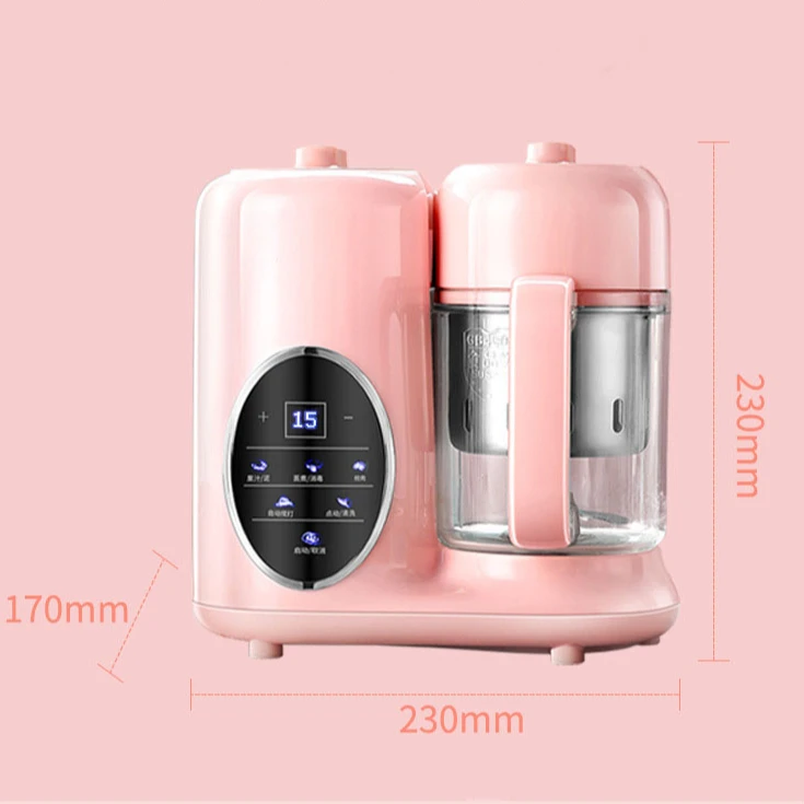 Household Luxury Multi-function Stainless Steel Electric Baby Food Processor Blender