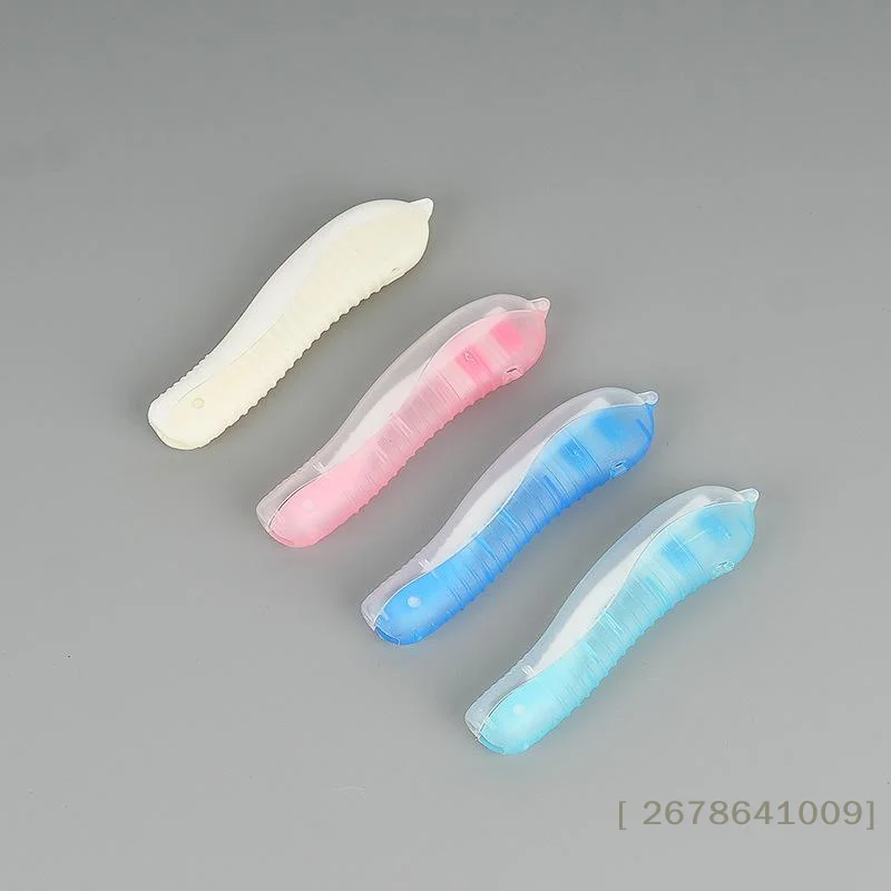 ⚑Foldable Travel Toothbrushes, Portable Disposable Soft Bristle Toothbrushes with Protective Covers for Travel and Camping