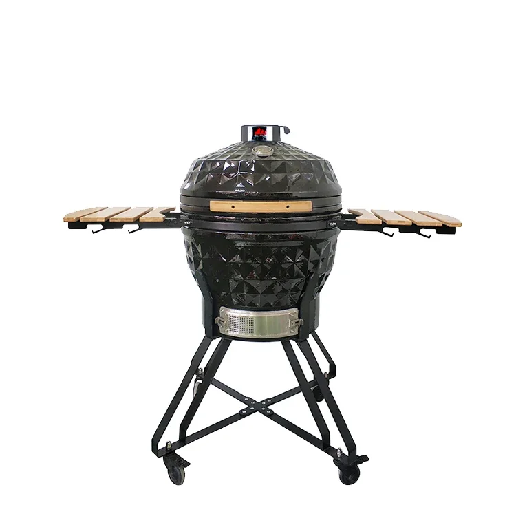 Kimstone Ceramic Grill 24 Inch Kamado Grill High-quality Barbecue Grill Long Useful Life High-heat Resistant Ceramic