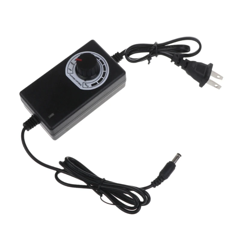 12V BBQ Fan Small Portable Blower with Air Collecting Port Power Supply Speed Controller Cooking Blower US Plug