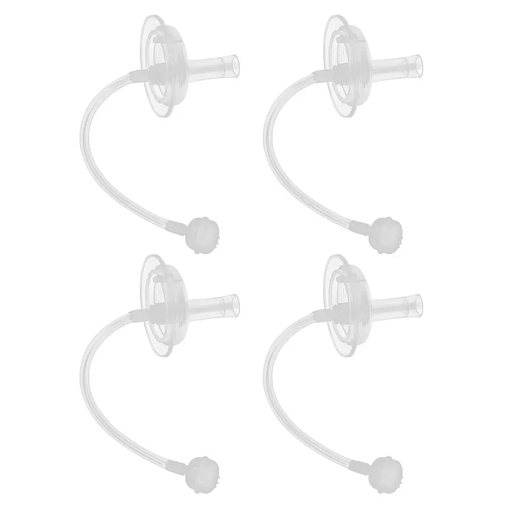 

4Pcs Duckbill Nipple Set Silicone Weighted Straws Nipples Spill-Proof Design Ideal for Newborns Travel Lightweight and Reusable