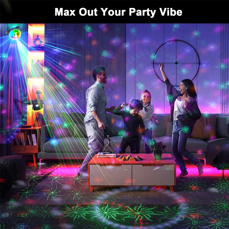Disco Ball Party Light RGB Las - Lighting Effect Home Decor ulasan dan harga