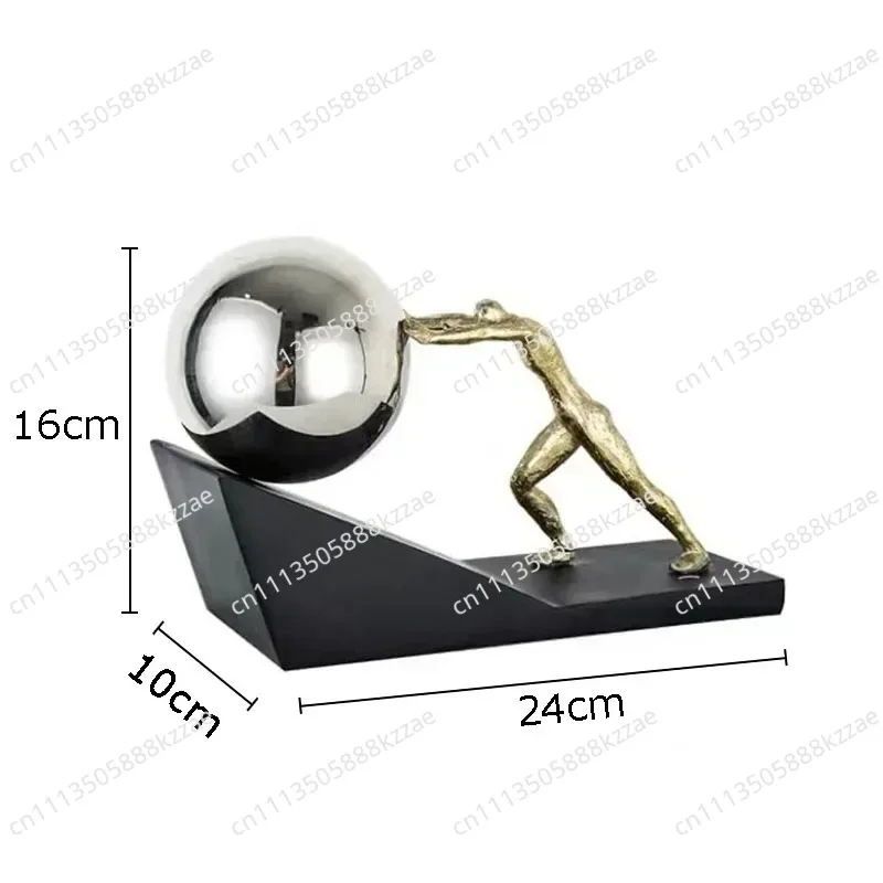 Light Luxury Character Pusher Fun Ornament