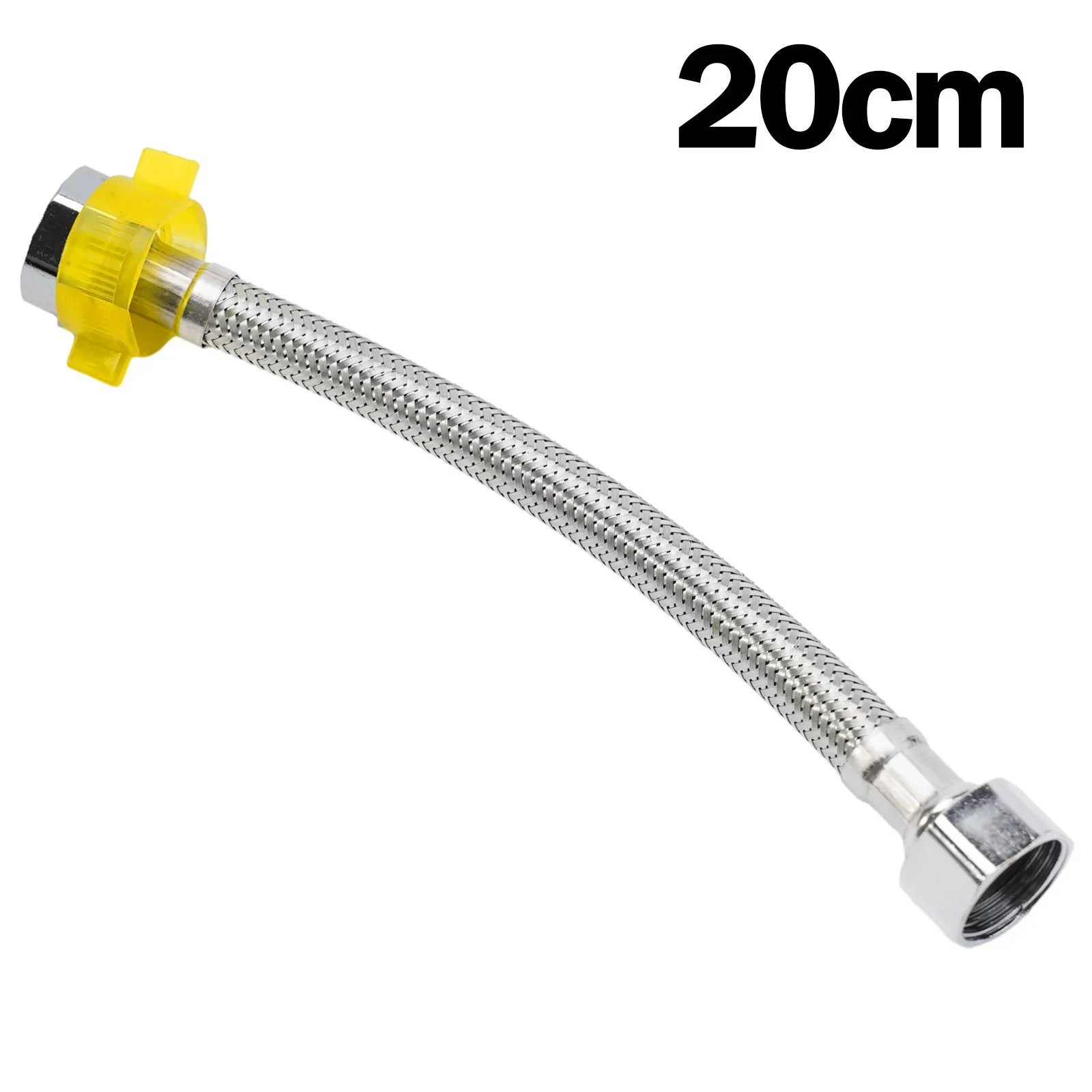 

Hot & Cold Water Faucet Inlet Hose 304 Stainless Steel Faucet Braided Water Pipe Heater Flexible Connecting Pipe