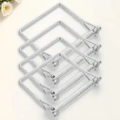 

4pcs Safety Pin Locking Coupler Carbon Steel Trailer Hitch Long Service Easy Install Durable Reliable Various Applications