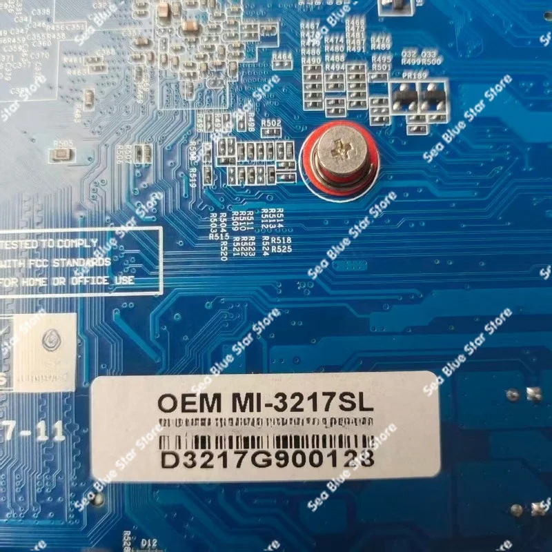 OEM MI-3217SL DDR3 Cash Register Industrial Computer Main Board 17 * 17 Second-hand Disassembly Main Board