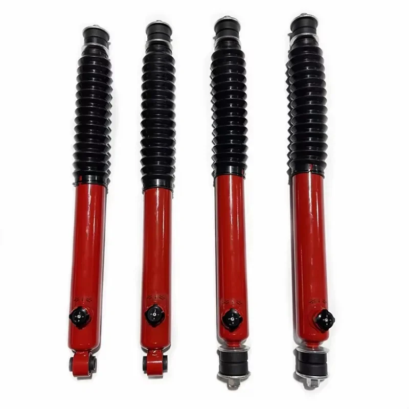 High qualityLC80  2 Inches  Adjustable   12 Levels Oil Shock Absorber  Red  4x4 Off-road