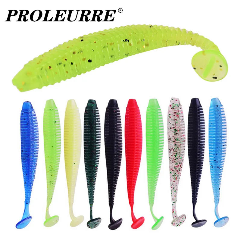 

10pcs Pesca Shrimp Fishy Smell Silicone Soft Lure 9.5cm 3g Jig Hooks Wobblers Bait Tackle for Bass Carp Artificial Swimbait ​