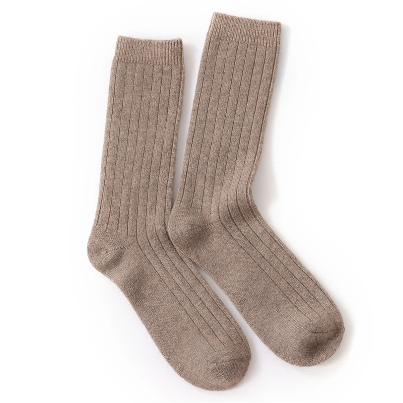 High Quality Cashmere Socks Women's Knitted Mid Tube Socks Warm Tube Socks Autumn Winter Cashmere Socks Ankle Wrist Protection