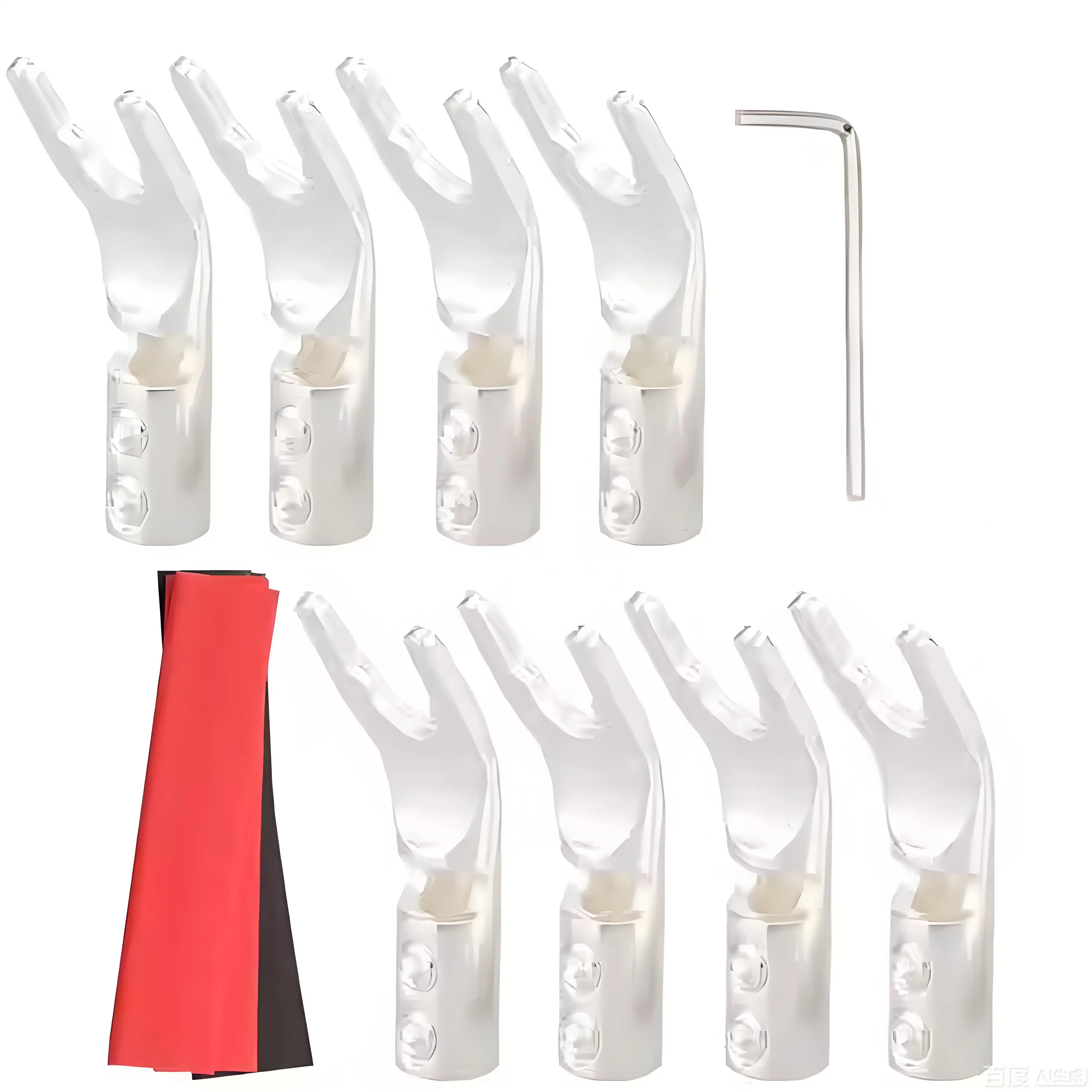 

HiFi Pure Copper Silver Plated Y Plug Spade Plug Speaker Cable Wire Connector Fork SY1536