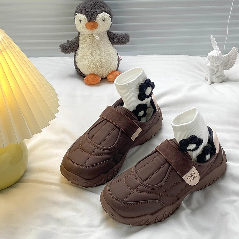 

Breathable Mesh Platform Sneakers for Women 4cm Thick Sole Comfortable Walking Shoes Non Slip Fashion Athletic Footwear